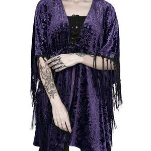 Fang Velvet Kimono